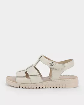 Сандалии с застежками-велкро и кожаной стелькой Memotion