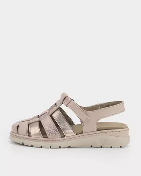 Сандалии со съемной анатомической стелькой и креплением на велкро