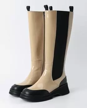 Сапоги, р. 37, цвет Бежевый