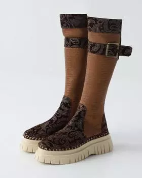 Сапоги, р. 37, цвет Коричневый