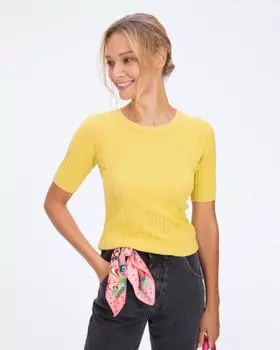 Sei Tu джемпер, р. 46, цвет Желтый