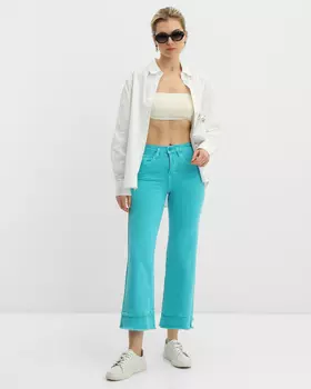 SEI TU джинсы, р. 46, цвет Зеленый