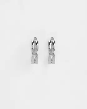 Серьги из серебра с бриллиантами