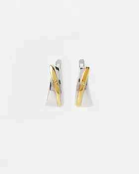 Серьги из серебра с бриллиантами