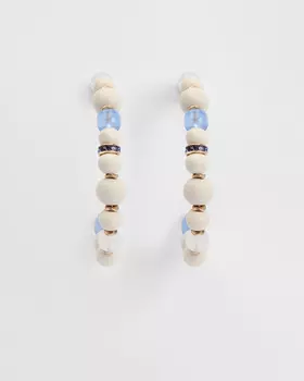 Серьги, р. единыйразмер, цвет Голубой