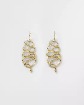 Серьги, р. единыйразмер, цвет Золотистый