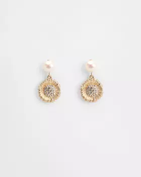 Серьги, р. единыйразмер, цвет Золотой