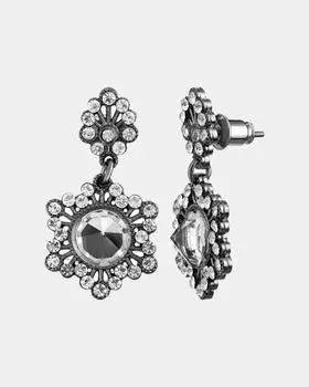 Серьги с кристаллами