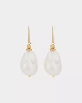 Серьги с подвесками с жемчугом Майорка