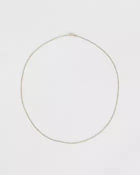 Серебряная цепь с позолотой