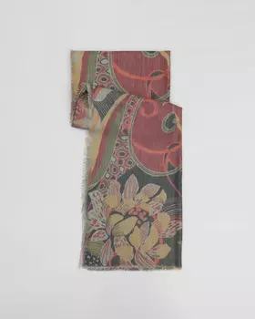 Шарф, р. 140х140см, цвет Коричневый