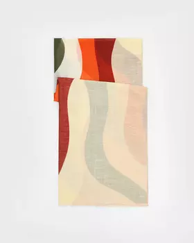 Легкий полупрозрачный шарф