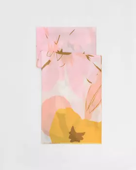 Шарф, р. 180х90, цвет Бежевый мульти