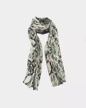 Шарф с анималистическим принтом