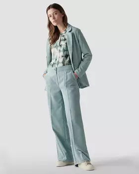 Широкие брюки из мягкого высококачественного вельвета