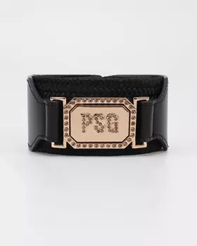 Широкий ремень с пряжкой