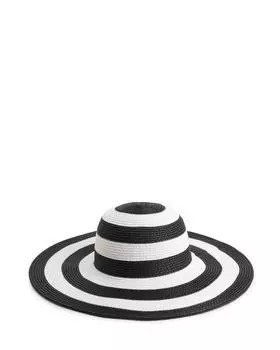 Летняя шляпа в стильную полоску