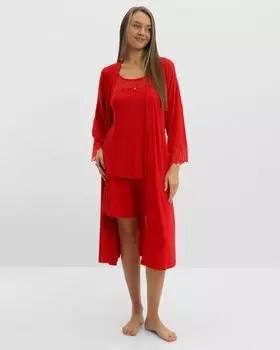 Шорты из нежной вискозы с отделкой из кружева