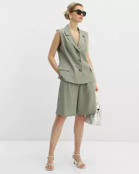 Шорты, р. 58, цвет Оливковый