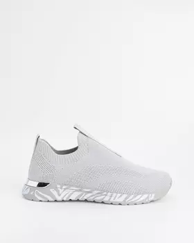 Слипоны, р. 36, цвет Серый