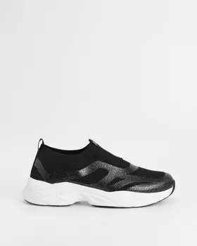 Слипоны, р. 40, цвет Черный