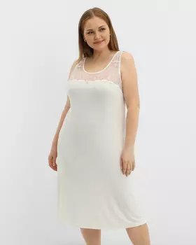 Сорочка ночная, р. 58, цвет Экрю