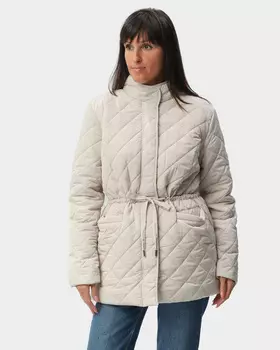 Стеганая куртка с водонепроницаемым покрытием