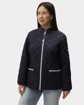 Стеганая куртка с воротником-стойкой