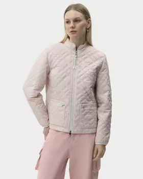 Стеганая куртка с воротником-стойкой