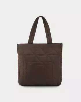 Стеганая сумка из дутого нейлона