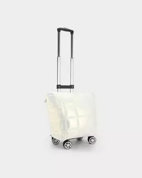 Стеганая сумка-тележка с телескопической ручкой