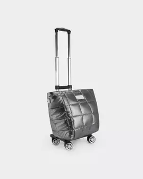 Стеганая сумка-тележка с телескопической ручкой