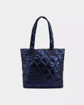 Стеганая сумка-тоут из нейлона на молнии