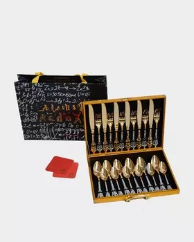 Столовые приборы с электрическими витаминами, 24 предмета на 6 персон