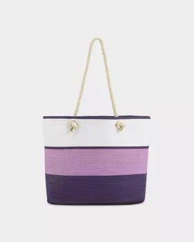 Сумка из целлюлозы в стиле колорблок