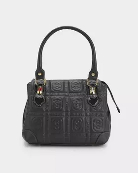 Сумка из натуральной кожи с фирменной стежкой бренда