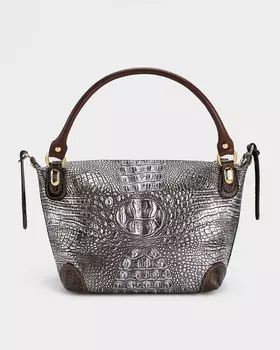 Сумка из натуральной кожи со съемным плечевым ремнем