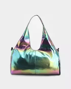 Сумка из нейлона с эффектом «хамелеон»