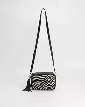 Сумка, р. единыйразмер, цвет Черно-белый