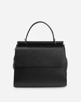 Сумка прямоугольная с минималистичным металлическим декором