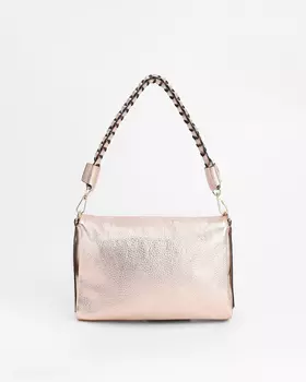 Сумка-тоут из натуральной кожи на молнии