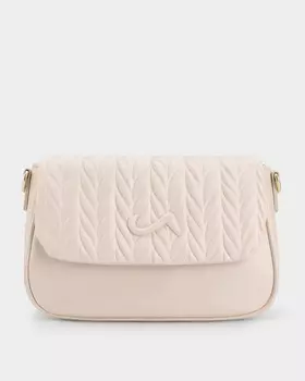 Сумка с имитацией плетения