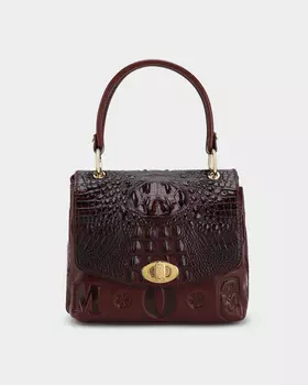 Сумка-сэтчел из натуральной кожи