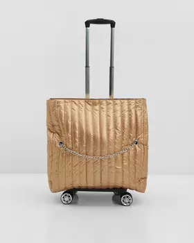 Сумка - тележка, р. единыйразмер, цвет Бежевый