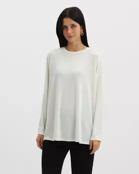 Свитшот базовый из смесовой вискозы