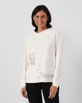 Свитшот, р. 44, цвет Молочный