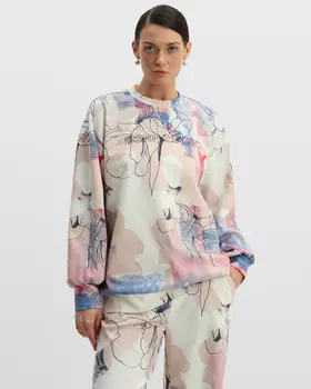 Свитшот, р. XL, цвет Разноцветный