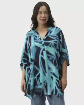 Свободная блузка из вискозы EcoVero