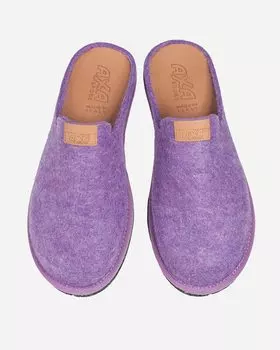 Тапочки из войлока на нескользящей подошве и со съемной стелькой