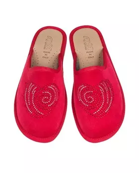 Тапочки со стразами на антискользящей подошве с эффектом «Антишок» с технологиями DEO-Fit и Deo Push